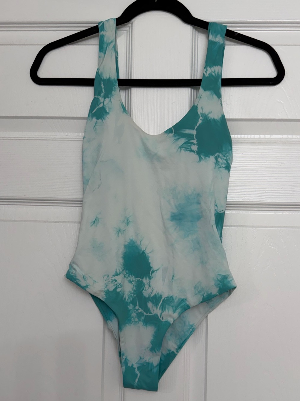 Dippin Daisy Swim aqua tied dye one-piece | Size XS